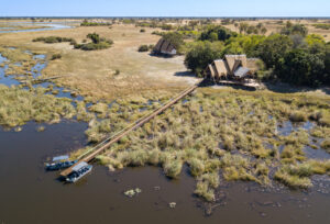 Aerial View of Selinda Camp | Okavango Delta | Botswana Safaris | Botswana Holidays | The Ultimate Travel Company