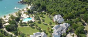 The Inn At English Harbour | Antigua | aerial view of The Inn | Ultimate Travel Company