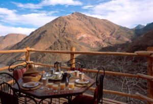 Kasbah Du Toubkal, Atlas Mountains | Morocco | balcony | The Ultimate Travel Company