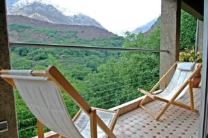 Kasbah Du Toubkal, Atlas Mountains | Morocco | balcony | The Ultimate Travel Company