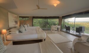 Bedroom in Quad Tent in Kicheche Valley Naboisho | Maasai Mara | Kenya Safari and Holidays | The Ultimate Travel Company