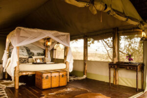 Campi Ya Kanzi, Chyulu Hills | Kenya | bedroom| The Ultimate Travel Company