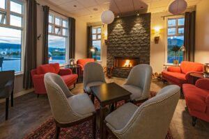 Hotel Grimsborgir, Golden Circle | Iceland | living area | The Ultimate Travel Company