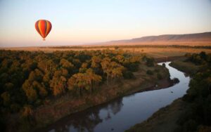 Hot Air Balloon Ride Across the Governors’ Camp in the Maasai Mara | Kenya Holidays | Kenya Safaris | The Ultimate Travel Company