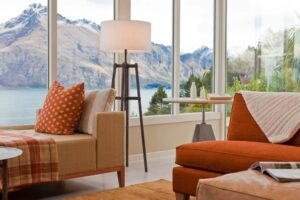 Matakauri Lodge, Queenstown | New Zealand | living room | The Ultimate Travel Company