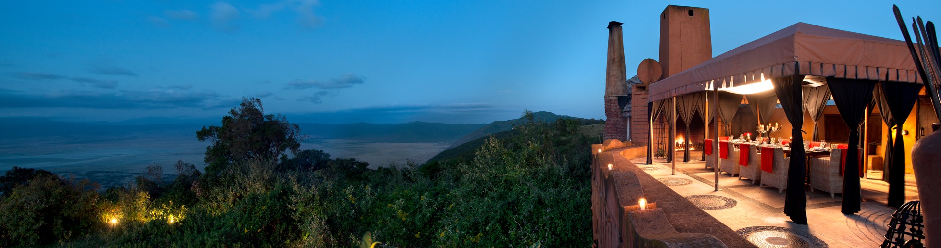 &beyond Ngorongoro Crater Lodge | Tanzania | Aerial view of beyond lodge | The Ultimate Travel Company