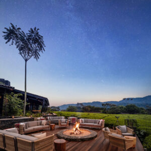 One&only Nyungwe House, Nyungwe Forest National Park | Rwanda | bonfire | Ultimate Travel Company