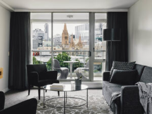 Quay West Suites, Melbourne | Australia | living area | Ultimate Travel Company