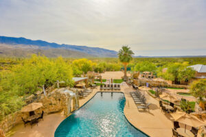 Aerial View of Tanque Verde Ranch Swimming Pool, Arizona | Ranch Holidays in the USA | The Ultimate Travel Company