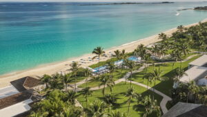 The Ocean Club, A Four Seasons Resort | Bahamas | aerial view of the Ocean Club | Ultimate Travel Company