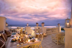 The Oyster Box, Durban | South Africa | dining area in the terrace | The Ultimate Travel Company