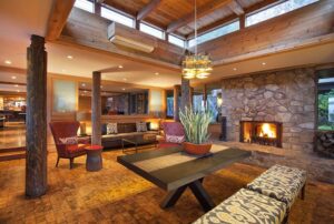 Ventana Inn, Big Sur | USA | living area | Ultimate Travel Company