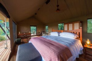Verney’s Camp, Hwange National Park | Zimbabwe | bedroom | Ultimate Travel Company