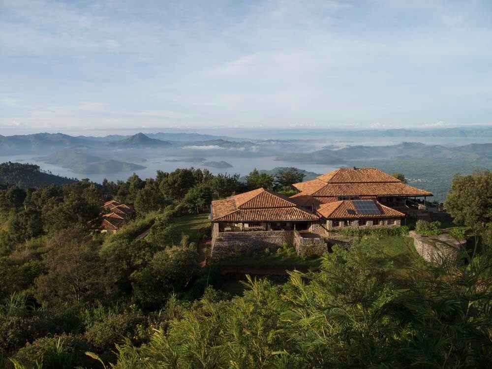 Virunga Safari Lodge, Rwanda | Rwanda | aerial view of Virunga Safari Lodge, Rwanda | Ultimate Travel Company