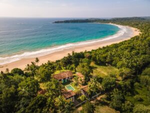 Aerial View of the Last House, Mawella Beach, Tangalle | Sri Lanka Hotels | The Ultimate Travel Company