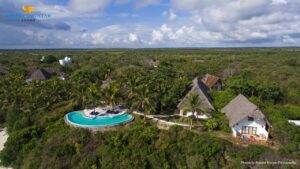 Shooting Star Lodge, Kiwengwa | Zanzibar | aerial view of the resort | The Ultimate Travel Company