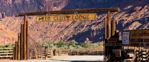 Sign for the Red Cliffs Lodge, Utah | Ranch Holidays in the USA | The Ultimate Travel Company