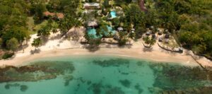 East Winds Inn | St Lucia | aerial view of East Winds Inn | Ultimate Travel Company