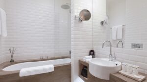 Dome Hotel And Spa, Riga | Latvia | bathroom | The Ultimate Travel Company