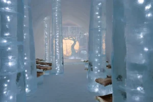 The Ice Hotel, Swedish Lapland | Sweden | hallway | The Ultimate Travel Company