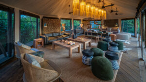 Magashi Camp, Akagera National Park | Rwanda | living area | Ultimate Travel Company