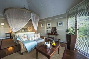 The River Club, Victoria Falls | ZAMBIA | bedroom | The Ultimate Travel Company