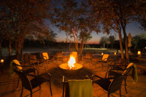 Ongava Tented Camp, Etosha National Park | Namibia | bonfire | The Ultimate Travel Company