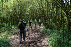 Bisate Lodge, Volcanoes National Park | Rwanda | hallway | Ultimate Travel Company