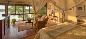 The River Club, Victoria Falls | ZAMBIA | bedroom view | The Ultimate Travel Company