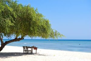 Hotel Tugu, Lombok | Indonesia | dining table beside the ocean| The Ultimate Travel Company