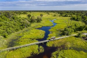 View of Safari Vehicle in Tuludi Camp | Botswana Safaris | Botswana Holidays | The Ultimate Travel Company