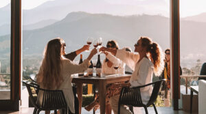 The Ultimate Travel Company | Dining on the terrace at haute cabriere