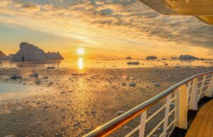 Sunset View from Antarctica Cruise Ship | Antarctica Cruises | Antarctica Holidays | The Ultimate Travel Company