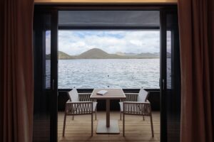 Balcony View Aboard the Hermes Galapagos Mega Catamaran Cruise | Luxury Galapagos Islands Holidays | The Ultimate Travel Company