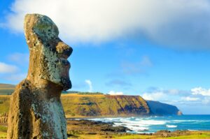 Moai Statue at Ahu Tongariki on Easter Island on Chile Holiday | The Ultimate Travel Company