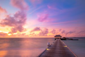 Sunset on Maldives Island | Luxury Maldives Holidays | The Ultimate Travel Company
