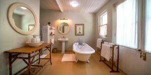 Orchid Suite Bathroom at Bartholomeus Klip Farmhouse | South Africa | The Ultimate Travel Company