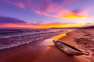 Canoe Boat at Sunset in Lake Malawi | Malawi | The Ultimate Travel Company