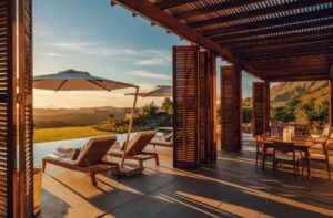 Deck in the Owner's Villa at Delaire Graff Estate | South Africa | The Ultimate Travel Company