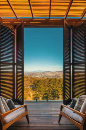 Bedroom View from the Owner's Villa at Delaire Graff Estate | South Africa | The Ultimate Travel Company