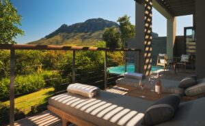 Luxury Lodge Deck and Pool at Delaire Graff Estate | South Africa | The Ultimate Travel Company