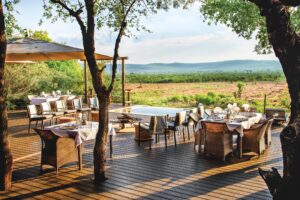 Dining Al Fresco at Madikwe Hills Private Game Lodge | South Africa | The Ultimate Travel Company