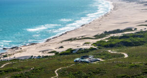 Aerial View of Morukuru Beach Lodge on the Garden Route | South Africa | The Ultimate Travel Company