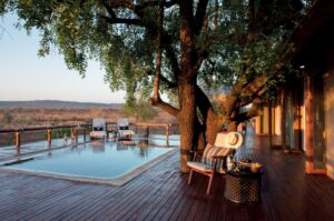 Pool Deck at Madikwe Hills Private Game Lodge | South Africa | The Ultimate Travel Company