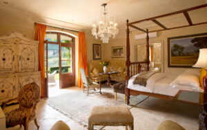 Four Poster Bed in Luxury Suite at La Residence Franschhoek | South Africa | The Ultimate Travel Company