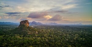 Sunset Over the Lion Rock in Sigiriya | Luxury Sri Lanka Holidays | The Ultimate Travel Company