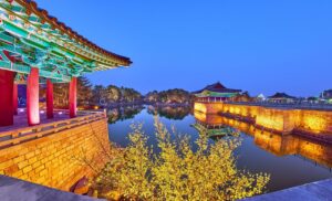 Donggung Palace and Wolji Pond in Gyeongju in Spring | Luxury South Korea Holidays | The Ultimate Travel Company