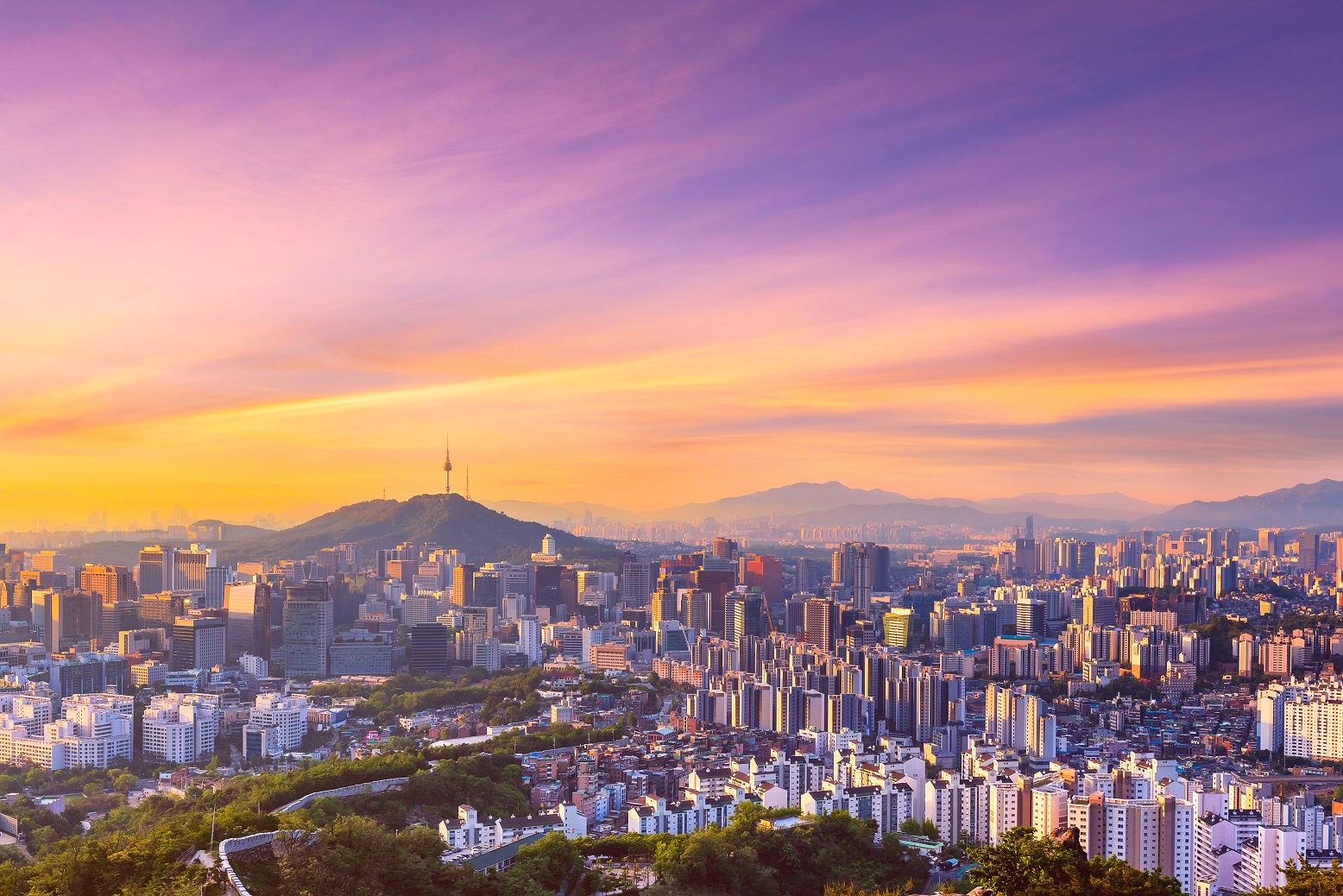 Sunrise over Downtown Seoul | Luxury South Korea Holidays | The Ultimate Travel Company