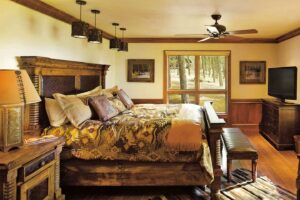 A Bedroom in the Wilderness Estates at Paws Up Ranch and Resort in Montana | Luxury Ranch Holidays in the USA | The Ultimate Travel Company