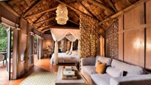 Bedroom Suite at &Beyond Lake Manyara Tree Lodge in Lake Manyara National Park | Tanzania Safaris | Tanzania Holidays | The Ultimate Travel Company